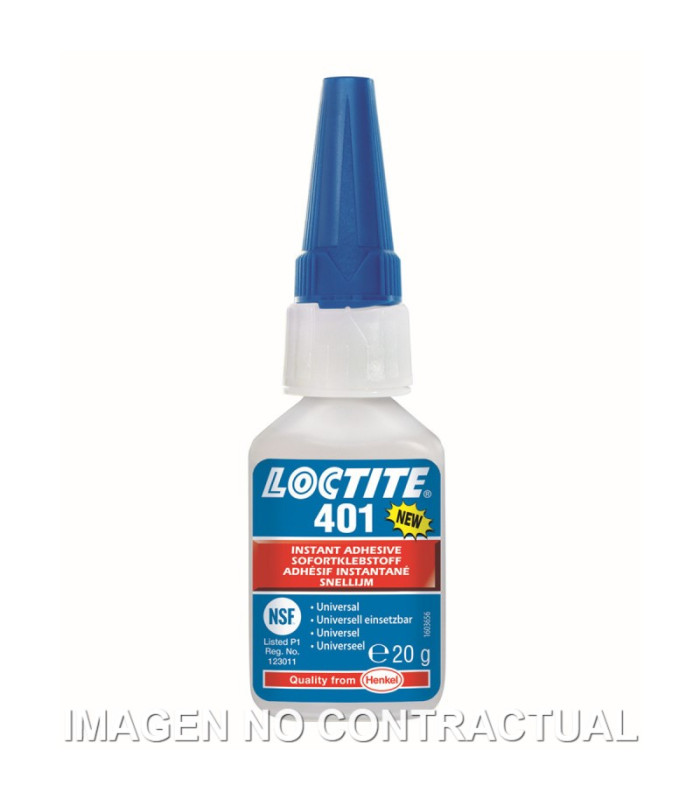 Loctite 401 20G Adhesivo instantáneo uso general