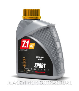 ACEITE MALOSSI 7.1 4T OIL SPORT ENGINE SAE10W40 1L