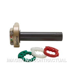 Mando Gas Domino XM2 Dorado sin puños 3847.03