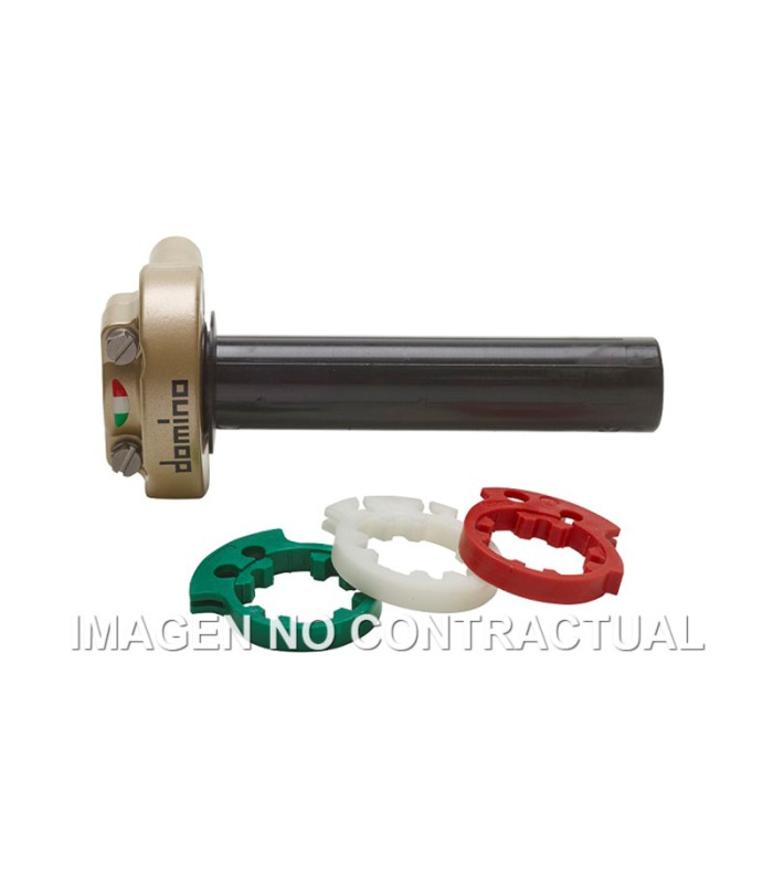 Mando Gas Domino XM2 Dorado sin puños 3847.03