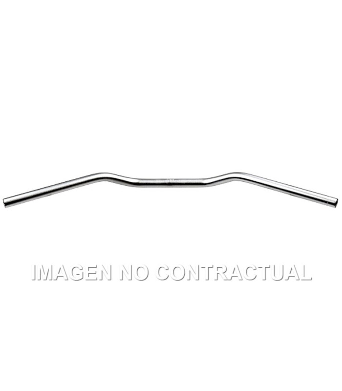 Manillar TRW Aluminio 22 mm Superbike Plata mate