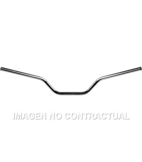 Manillar TRW Acero 22 mm Classic High cromado