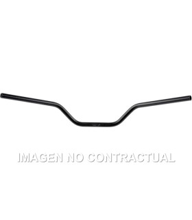 Manillar TRW Acero 22 mm Classic High negro