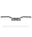 Manillar TRW acero 22 mm Classic Low negro