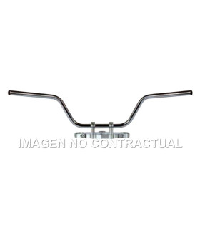 Manillar TRW acero 22 mm Touring Low cromado