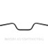 Manillar TRW acero 22 mm Touring Low negro