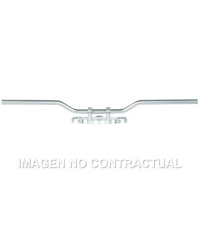Manillar TRW acero 22 mm Speedfighter plateado