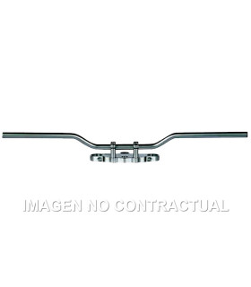 Manillar TRW acero 22 mm Speedfighter cromado