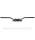 Manillar TRW acero 22 mm Speedfighter negro
