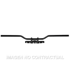 Manillar TRW acero 22 mm Speedfighter negro