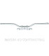 Manillar TRW acero 22 mm Superbike Confort plateado