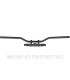 Manillar TRW acero 22 mm Superbike Confort negro