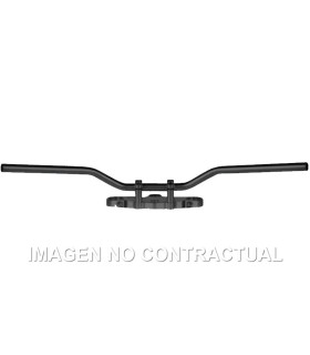 Manillar TRW acero 22 mm Superbike Confort negro