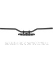 Manillar TRW acero 22 mm Superbike Confort negro