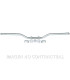 Manillar TRW acero 22 mm Superbike Elegance plateado