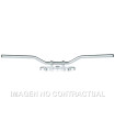 Manillar TRW acero 22 mm Superbike Elegance plateado