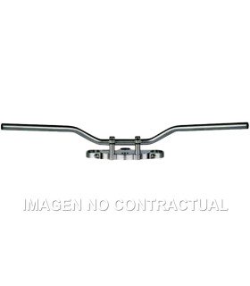 Manillar TRW acero 22 mm Superbike Elegance cromado
