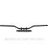 Manillar TRW acero 22 mm Superbike Elegance negro