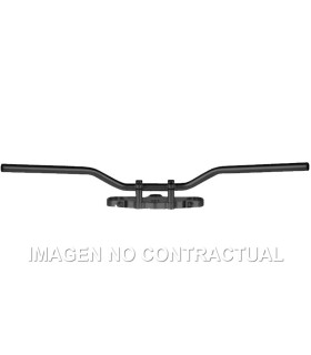 Manillar TRW acero 22 mm Superbike Elegance negro