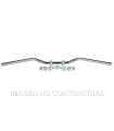 Manillar TRW acero 22 mm Superbike Sportive plateado