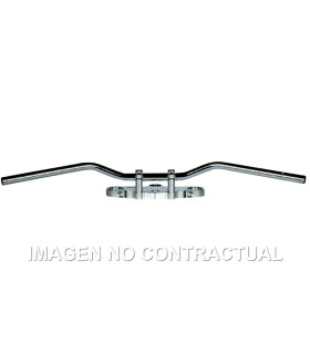 Manillar TRW acero 22 mm Superbike Sportive cromado