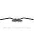 Manillar TRW acero 22 mm Superbike Sportive negro