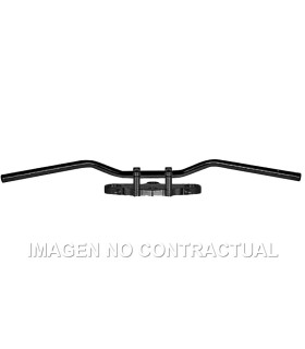 Manillar TRW acero 22 mm Superbike Sportive negro