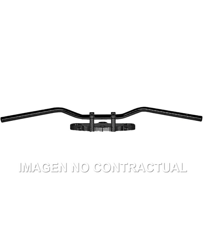 Manillar TRW acero 22 mm Superbike Sportive negro