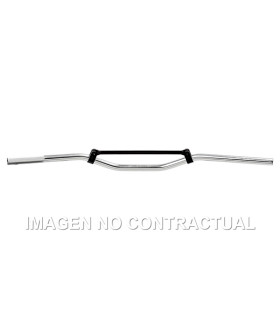 Manillar TRW Aluminio 22 mm Off-Road Plata Low