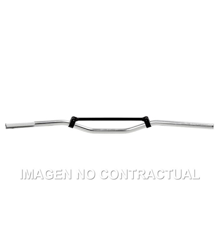 Manillar TRW Aluminio 22 mm Off-Road Plata Low