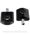 Adaptador Manillar TRW Aluminio Negro Elevación 45 mm