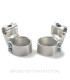 Set de abrazaderas de sujeción TRW Relaxbar Plata 45 mm