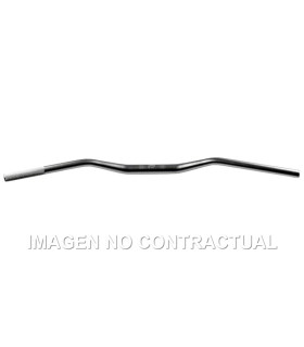 Manillar TRW Maxi Trail 28,6 mm Low Plateado
