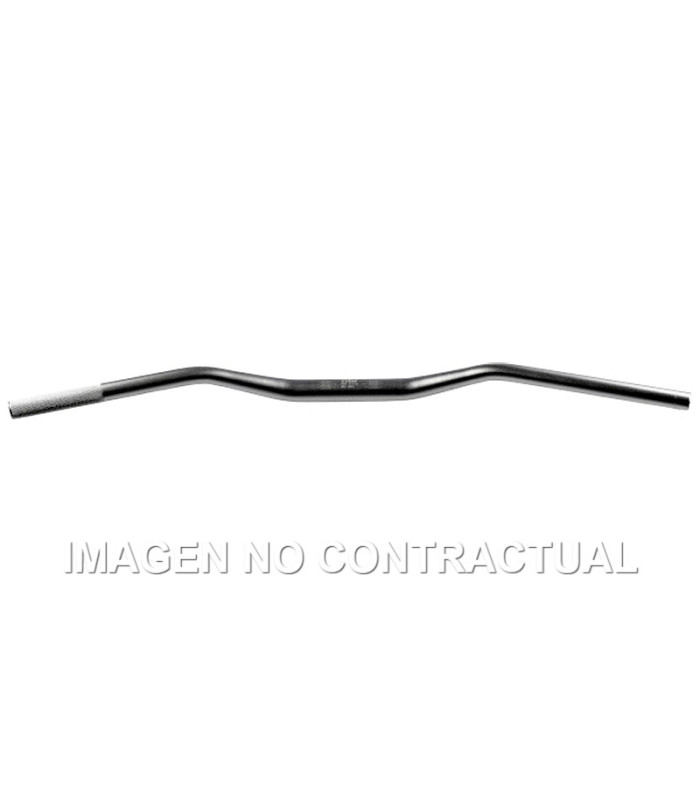 Manillar TRW Maxi Trail 28,6 mm Low Plateado