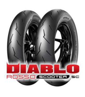 100/90 12 DIABLO ROSSO SCOOTER 64 P TL FRONT