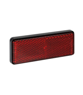 REFLECTOR LAMPA TRASERO CON TORNILLO 90X35 MM Rojo