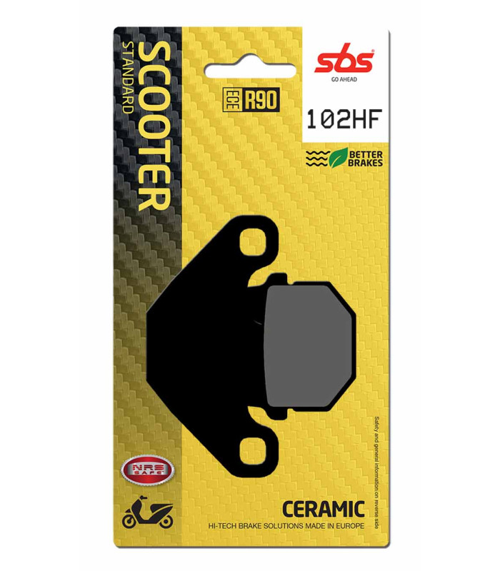 Pastilla de freno SBS P102-HF