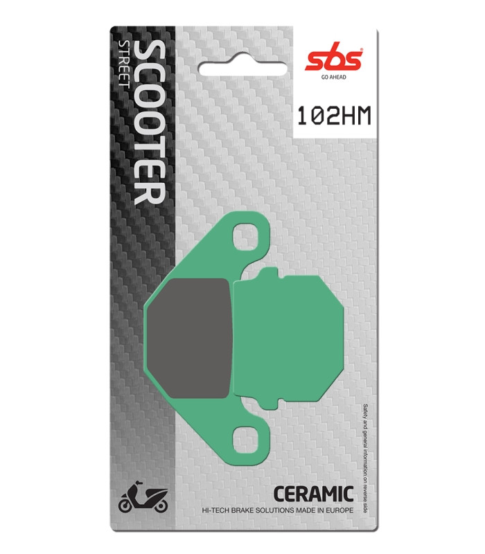Pastilla de freno SBS P102-HM