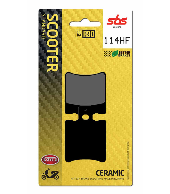 Pastilla de freno SBS P114-HF