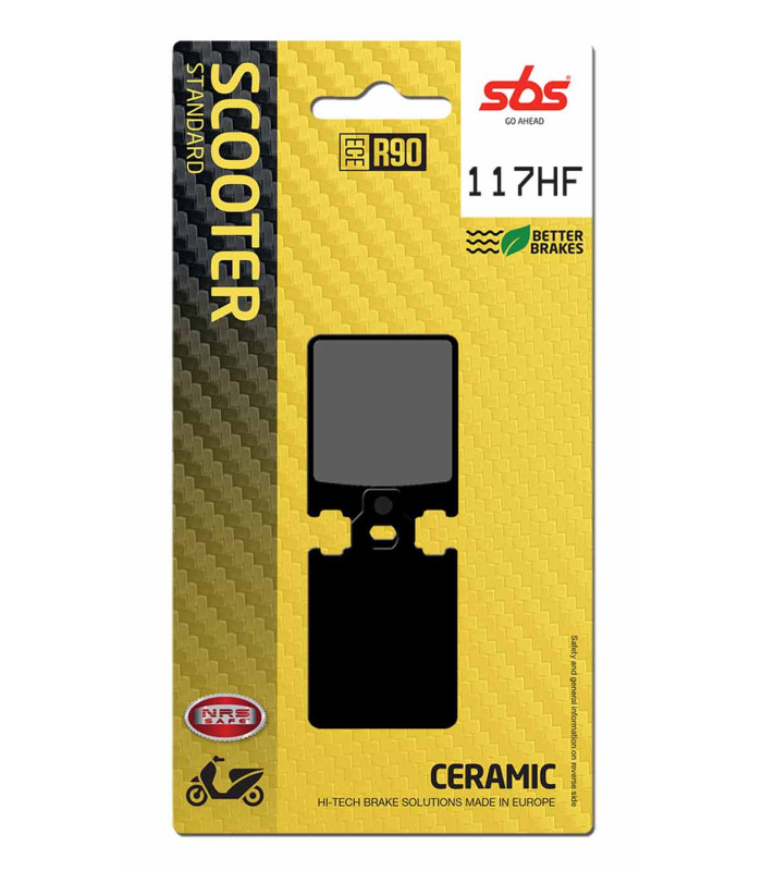 Pastilla de freno SBS P117-HF