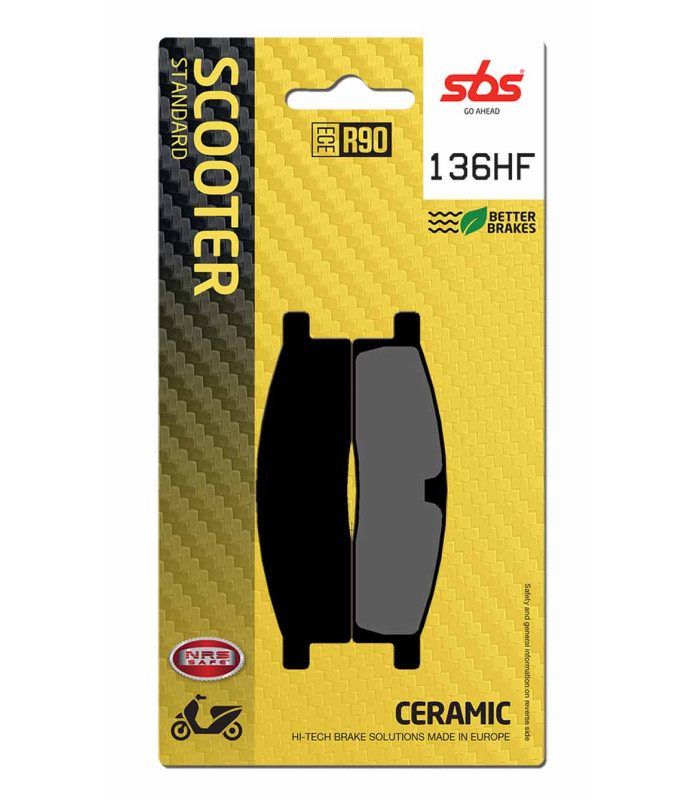 Pastilla de freno SBS P136-HF