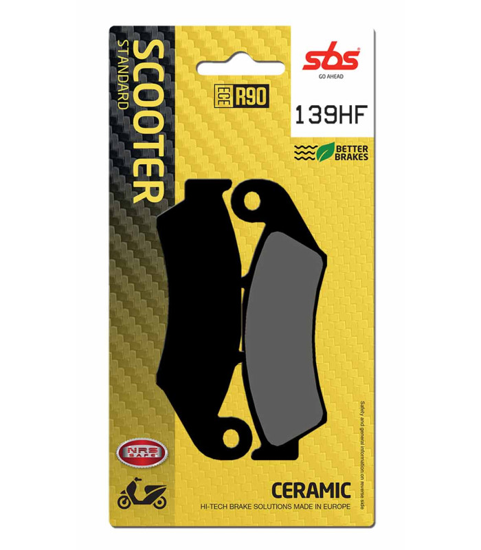 Pastilla de freno SBS P139-HF