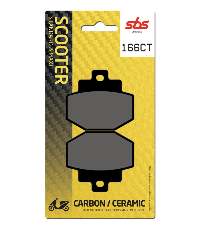Pastilla de freno SBS P166-CT