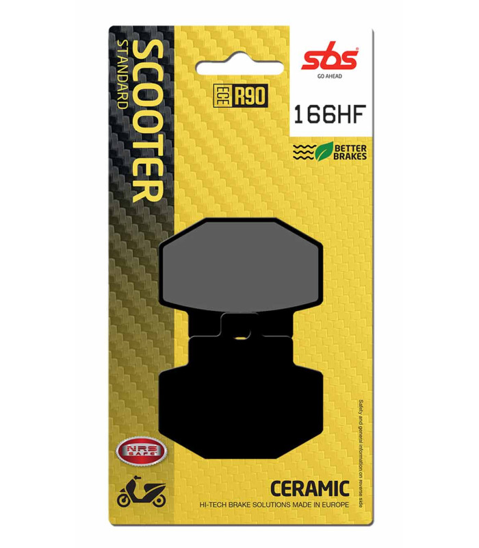 Pastilla de freno SBS P166-HF