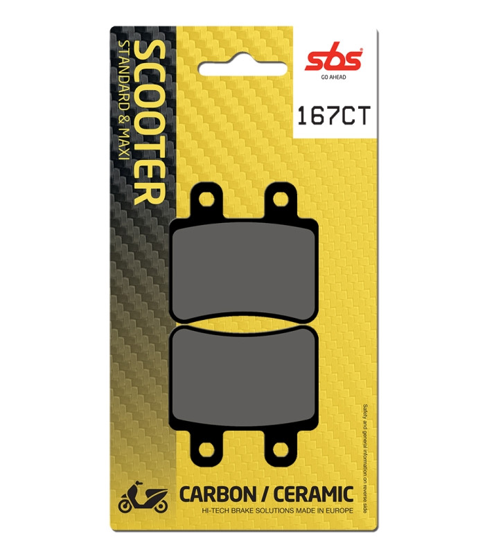 Pastilla de freno SBS P167-CT