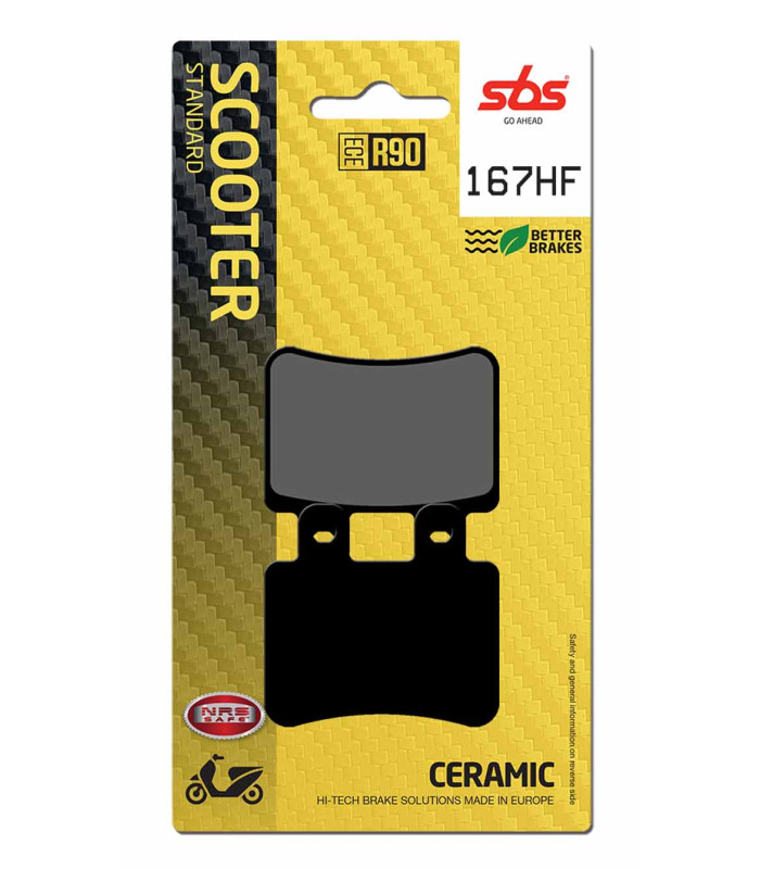 Pastilla de freno SBS P167-HF