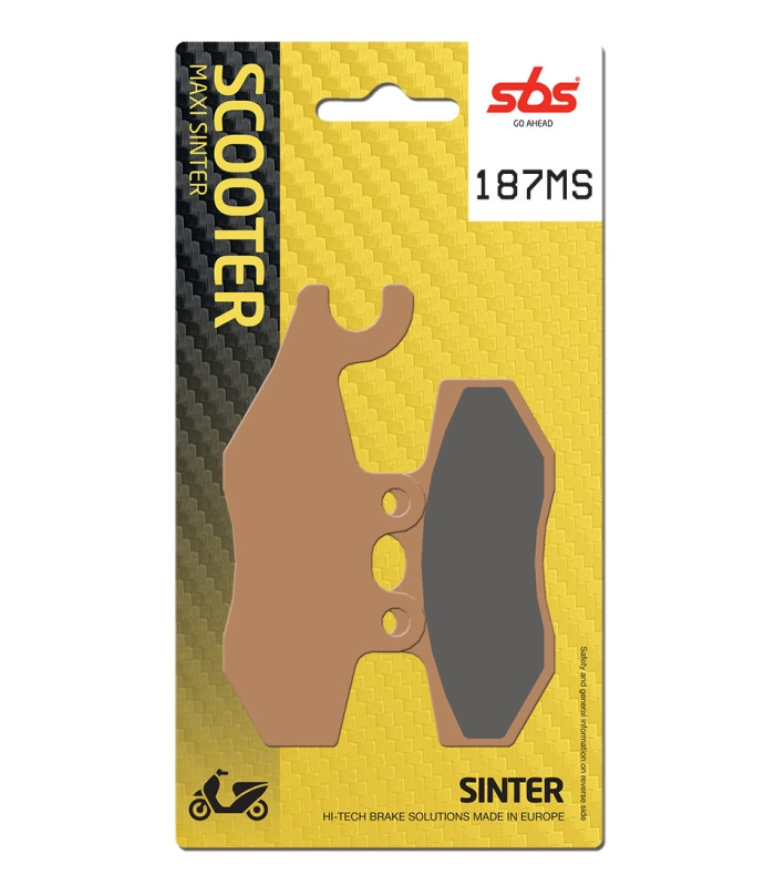 Pastilla de freno SBS P187-MS