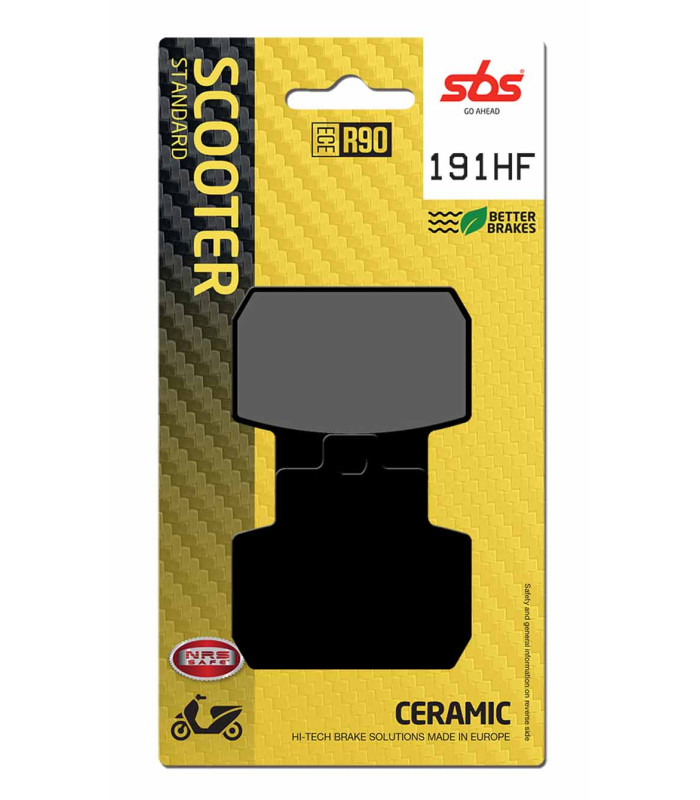 Pastilla de freno SBS P191-HF