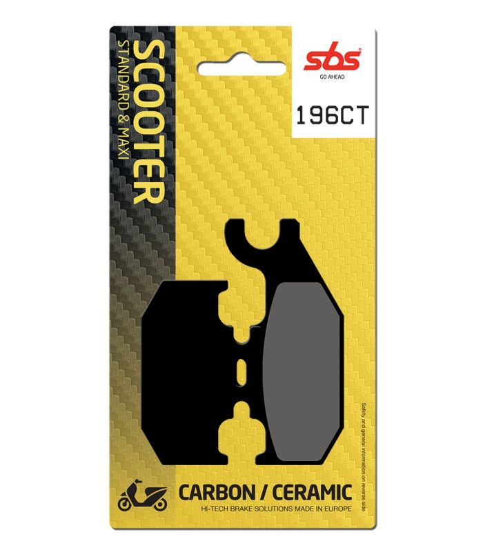 Pastilla de freno SBS P196-CT
