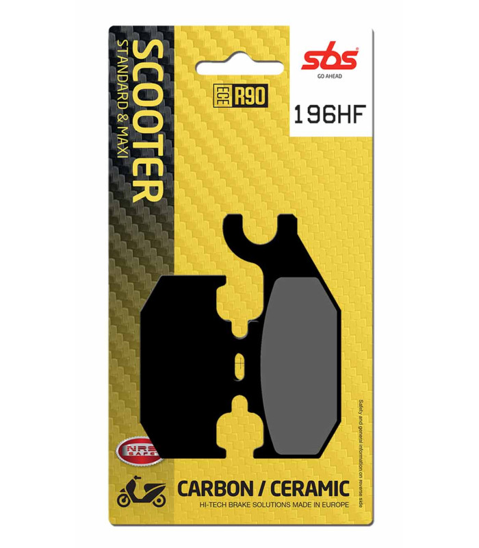 Pastilla de freno SBS P196-HF